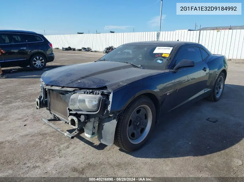 2G1FA1E32D9184992 2013 Chevrolet Camaro 2Ls