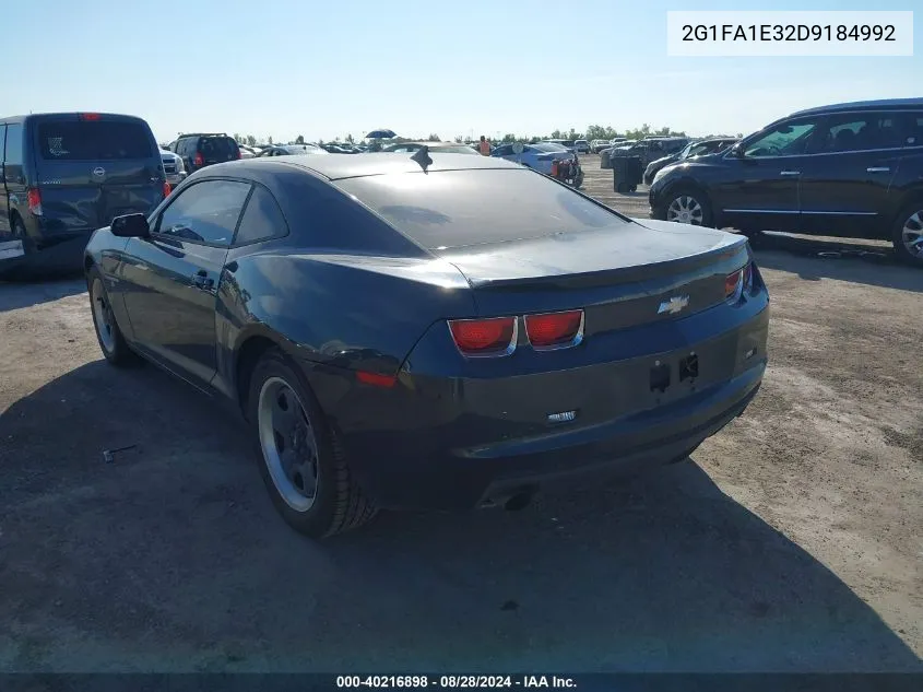 2G1FA1E32D9184992 2013 Chevrolet Camaro 2Ls