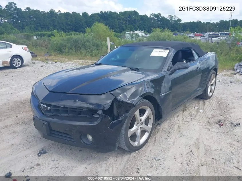 2013 Chevrolet Camaro 2Lt VIN: 2G1FC3D38D9126229 Lot: 40218552