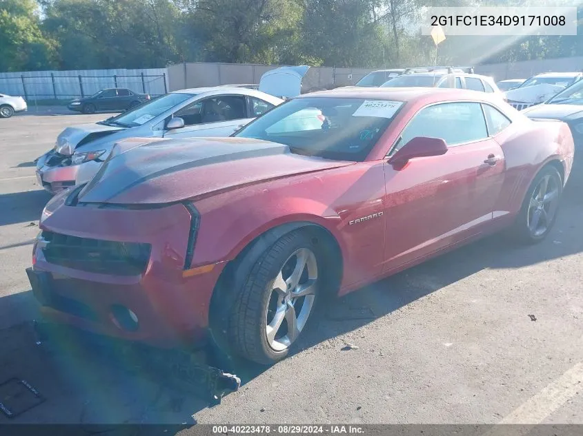 2G1FC1E34D9171008 2013 Chevrolet Camaro 2Lt