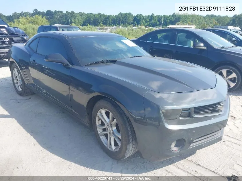 2G1FB1E32D9111828 2013 Chevrolet Camaro 1Lt