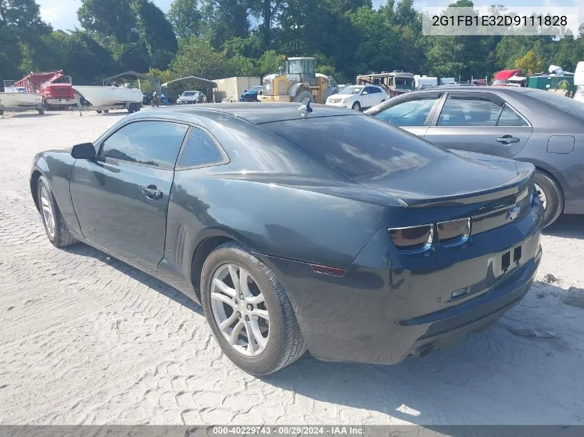 2G1FB1E32D9111828 2013 Chevrolet Camaro 1Lt