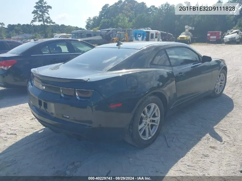 2G1FB1E32D9111828 2013 Chevrolet Camaro 1Lt