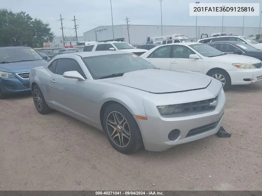 2013 Chevrolet Camaro 2Ls VIN: 2G1FA1E36D9125816 Lot: 40271041