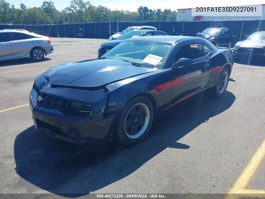 2013 Chevrolet Camaro 2Ls VIN: 2G1FA1E35D9227091 Lot: 40273220