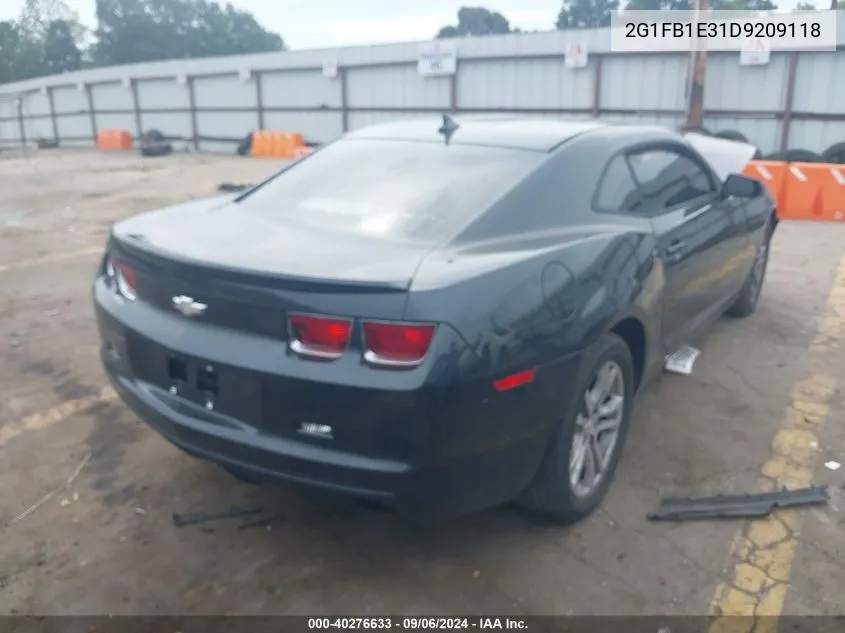 2G1FB1E31D9209118 2013 Chevrolet Camaro 1Lt