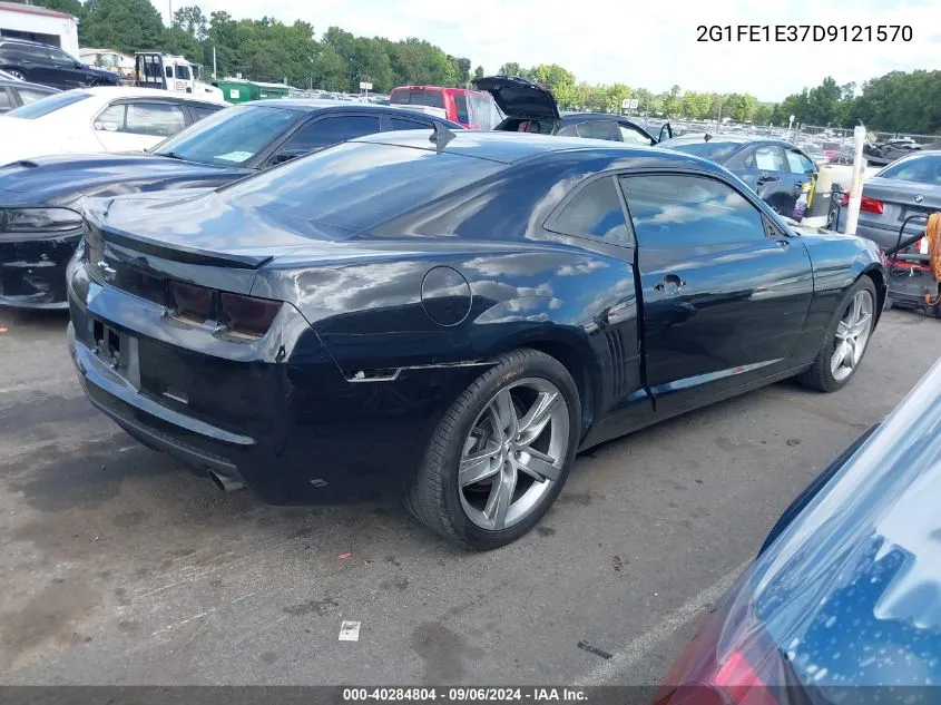 2013 Chevrolet Camaro 1Ls VIN: 2G1FE1E37D9121570 Lot: 40284804