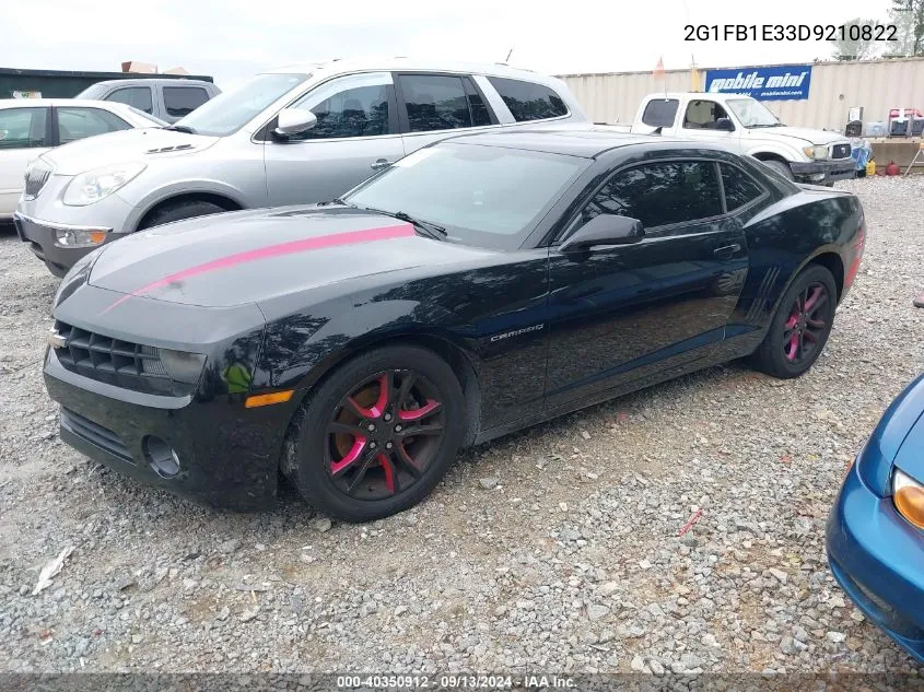 2G1FB1E33D9210822 2013 Chevrolet Camaro 1Lt