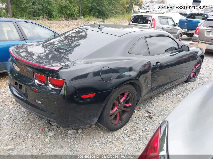 2013 Chevrolet Camaro 1Lt VIN: 2G1FB1E33D9210822 Lot: 40350912