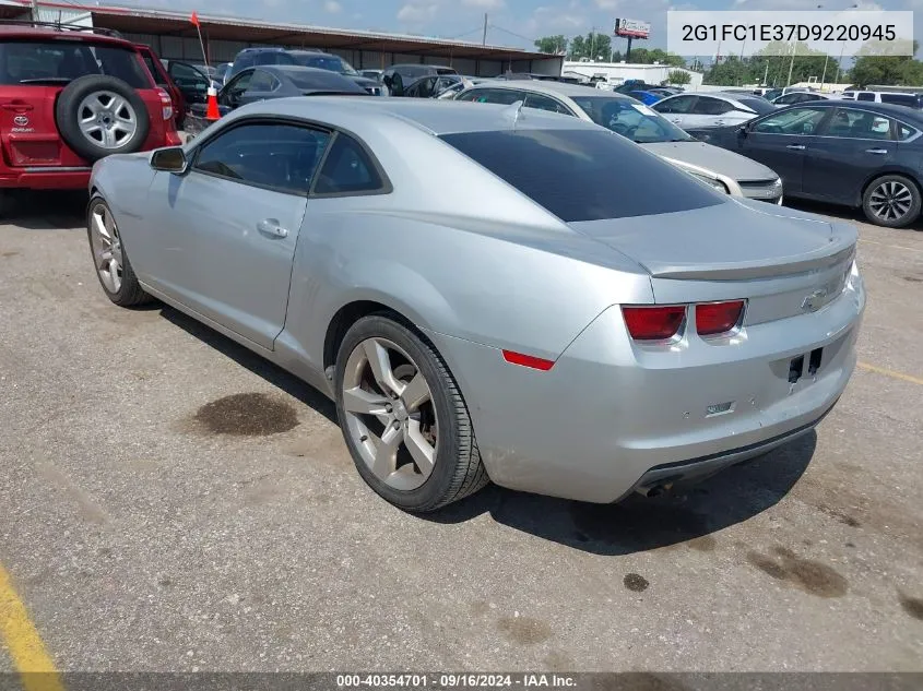 2G1FC1E37D9220945 2013 Chevrolet Camaro 2Lt