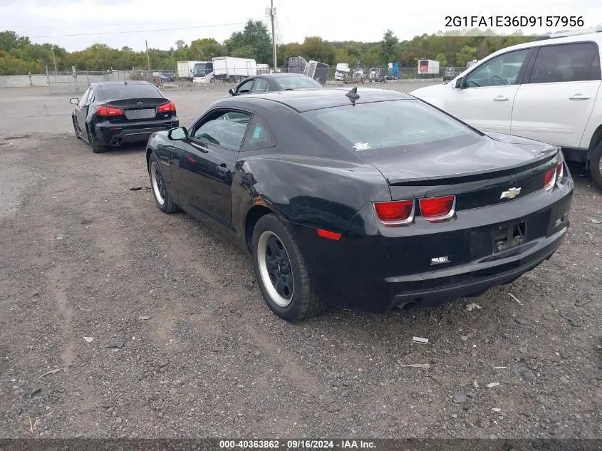 2G1FA1E36D9157956 2013 Chevrolet Camaro 2Ls