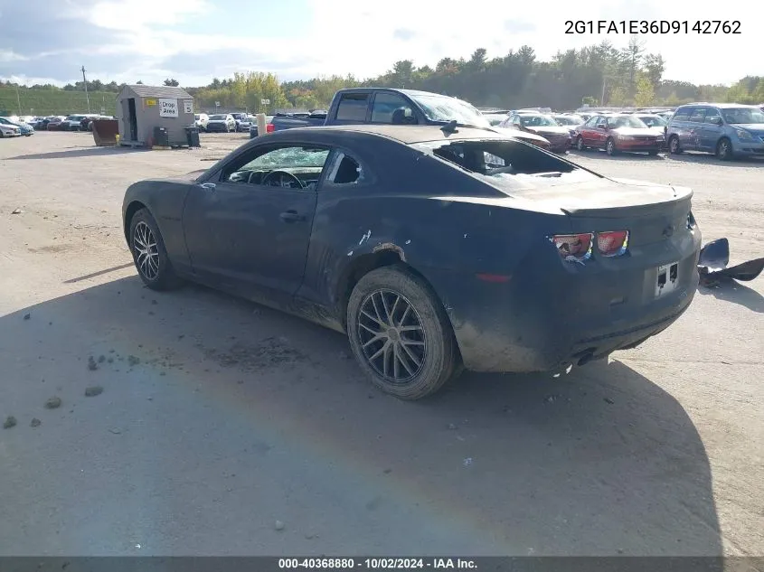 2013 Chevrolet Camaro 2Ls VIN: 2G1FA1E36D9142762 Lot: 40368880