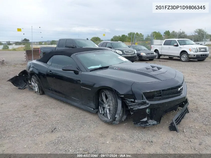 2013 Chevrolet Camaro Zl1 VIN: 2G1FZ3DP1D9806345 Lot: 40373060