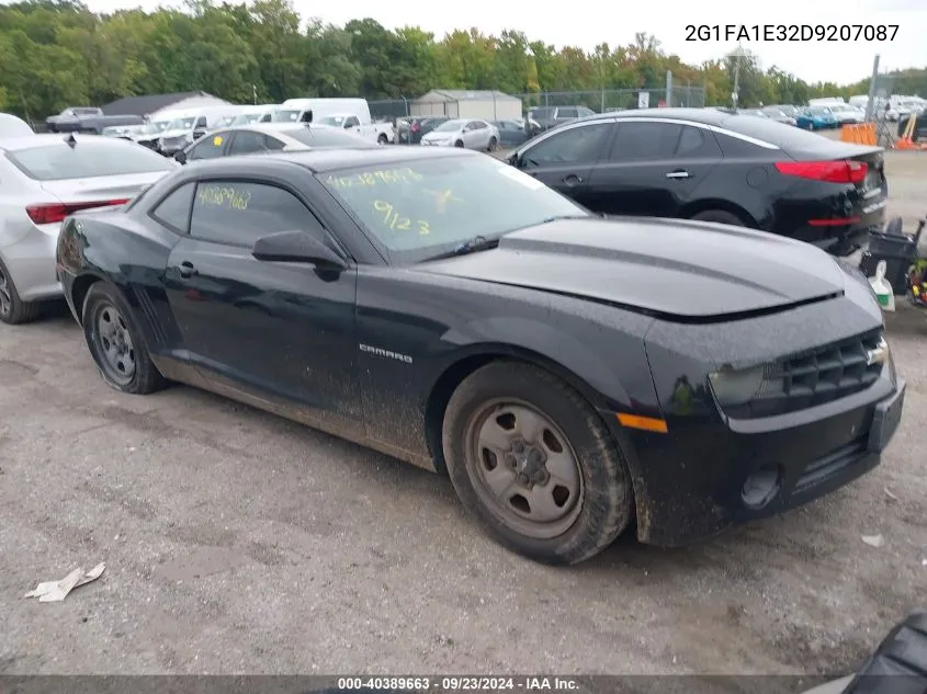 2013 Chevrolet Camaro 2Ls VIN: 2G1FA1E32D9207087 Lot: 40389663