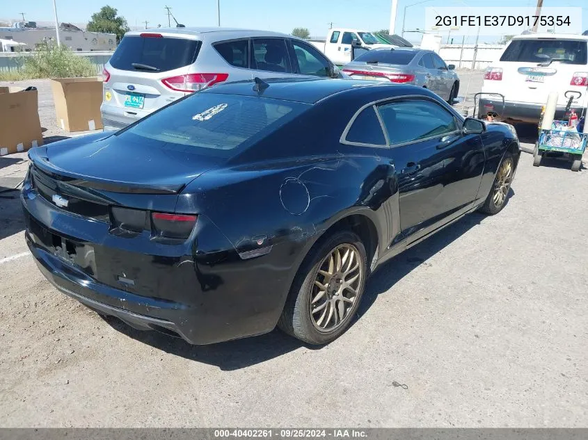 2013 Chevrolet Camaro 1Ls VIN: 2G1FE1E37D9175354 Lot: 40402261