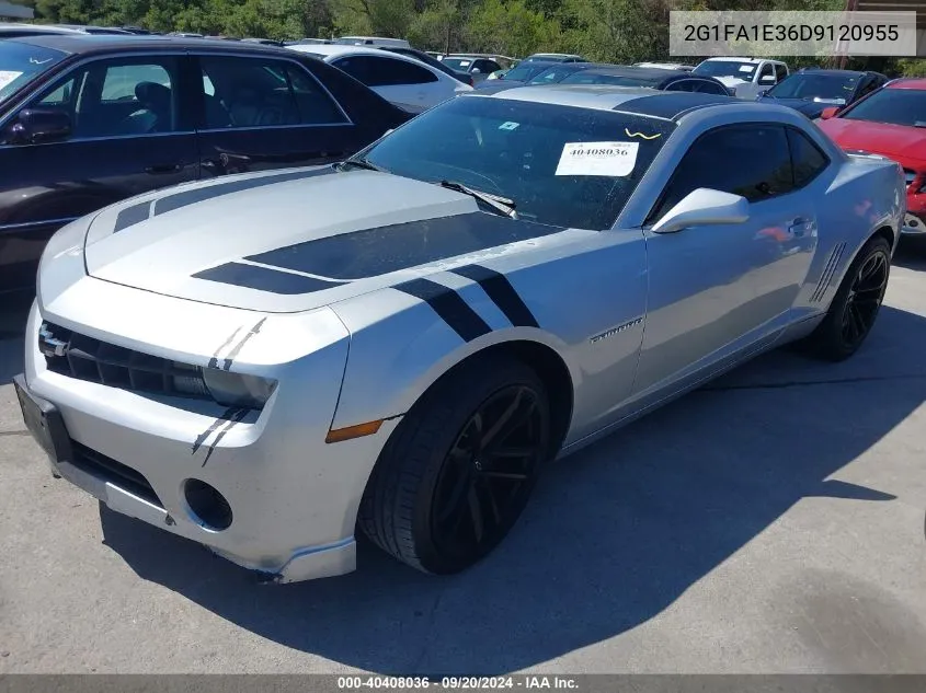 2013 Chevrolet Camaro 2Ls VIN: 2G1FA1E36D9120955 Lot: 40408036