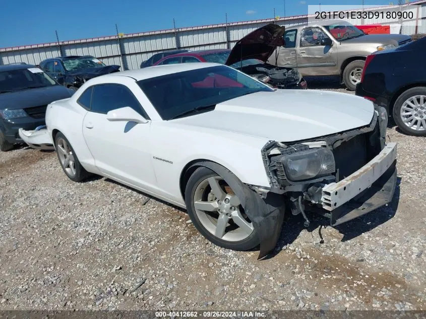 2013 Chevrolet Camaro Lt VIN: 2G1FC1E33D9180900 Lot: 40412662