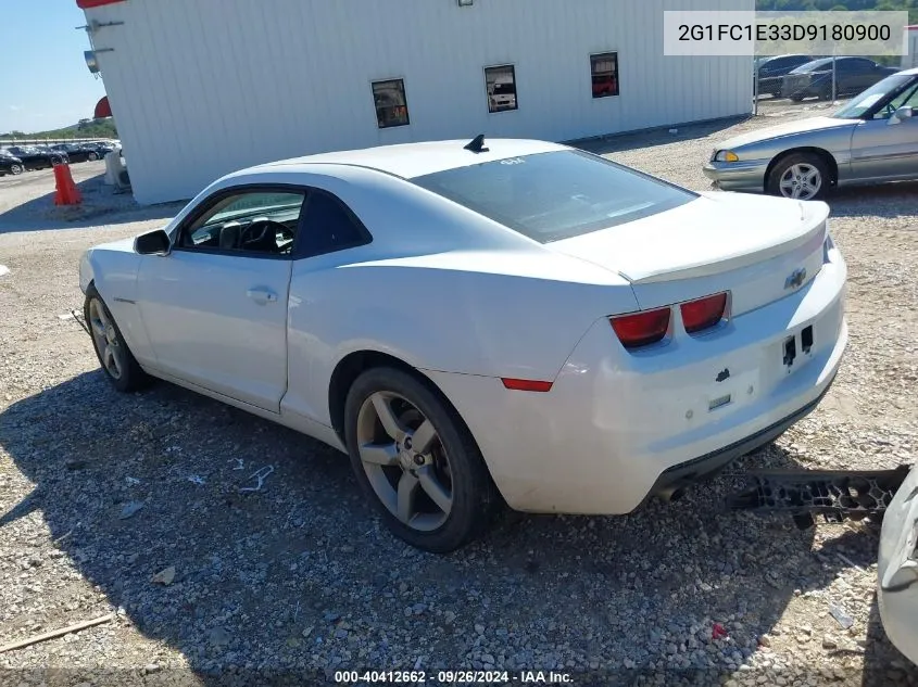 2013 Chevrolet Camaro Lt VIN: 2G1FC1E33D9180900 Lot: 40412662