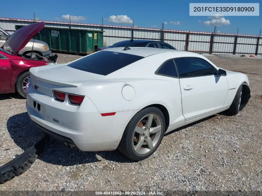 2013 Chevrolet Camaro Lt VIN: 2G1FC1E33D9180900 Lot: 40412662