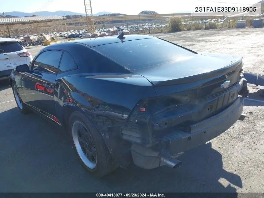 2G1FA1E33D9118905 2013 Chevrolet Camaro 2Ls