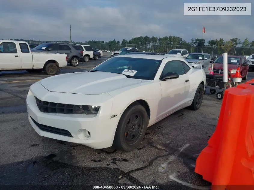 2013 Chevrolet Camaro Ls VIN: 2G1FE1E37D9232023 Lot: 40458860