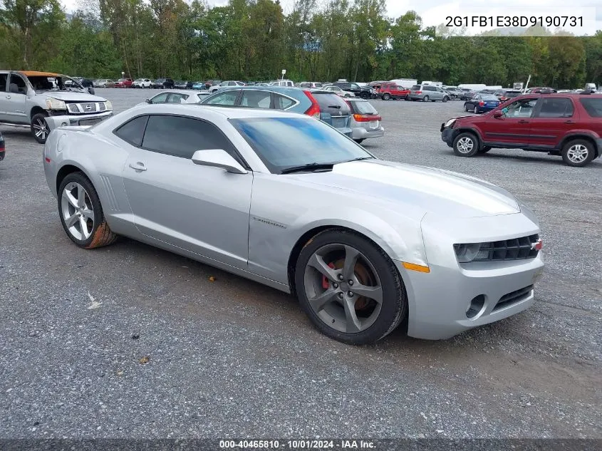 2013 Chevrolet Camaro Lt VIN: 2G1FB1E38D9190731 Lot: 40465810