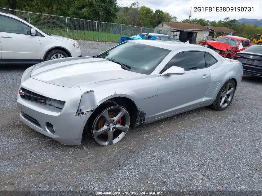 2013 Chevrolet Camaro Lt VIN: 2G1FB1E38D9190731 Lot: 40465810