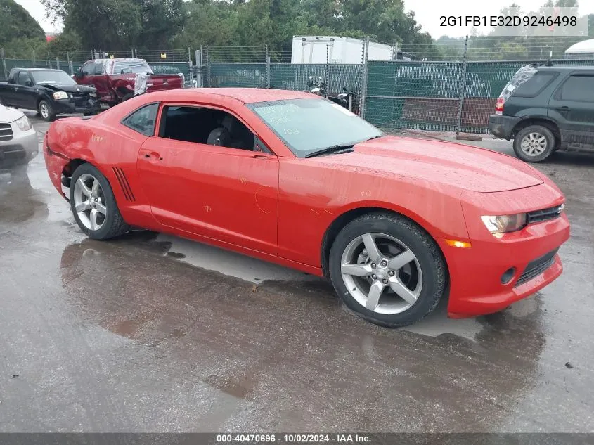 2G1FB1E32D9246498 2013 Chevrolet Camaro 1Lt