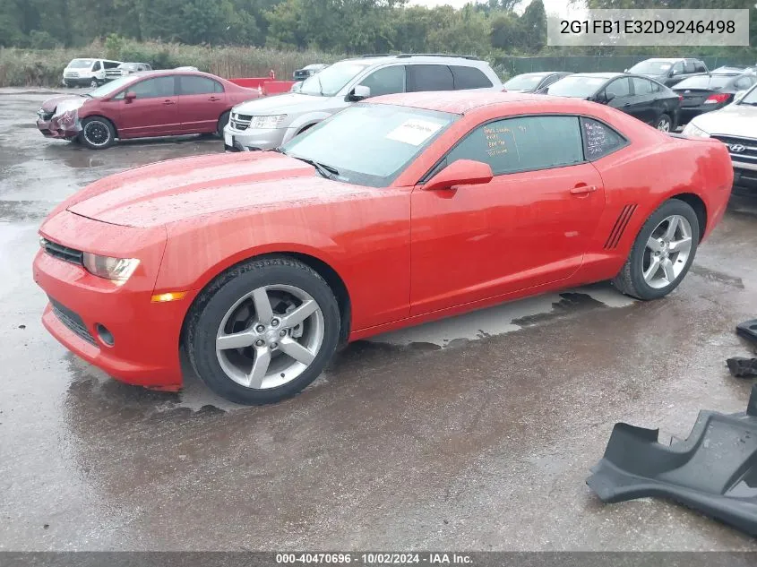 2G1FB1E32D9246498 2013 Chevrolet Camaro 1Lt