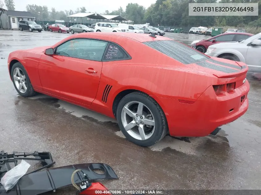 2G1FB1E32D9246498 2013 Chevrolet Camaro 1Lt