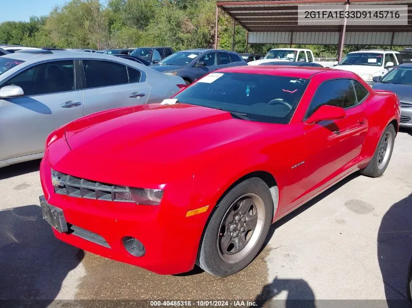 2013 Chevrolet Camaro Ls VIN: 2G1FA1E33D9145716 Lot: 40485318