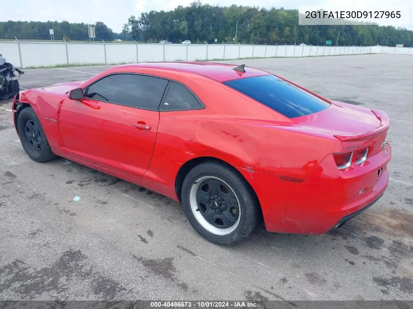 2013 Chevrolet Camaro 2Ls VIN: 2G1FA1E30D9127965 Lot: 40486673