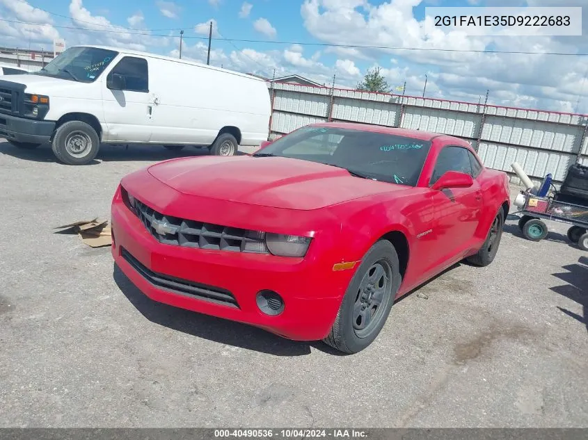 2013 Chevrolet Camaro 2Ls VIN: 2G1FA1E35D9222683 Lot: 40490536