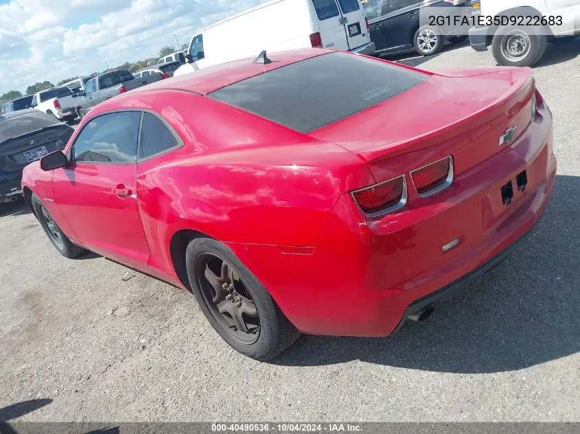 2013 Chevrolet Camaro 2Ls VIN: 2G1FA1E35D9222683 Lot: 40490536