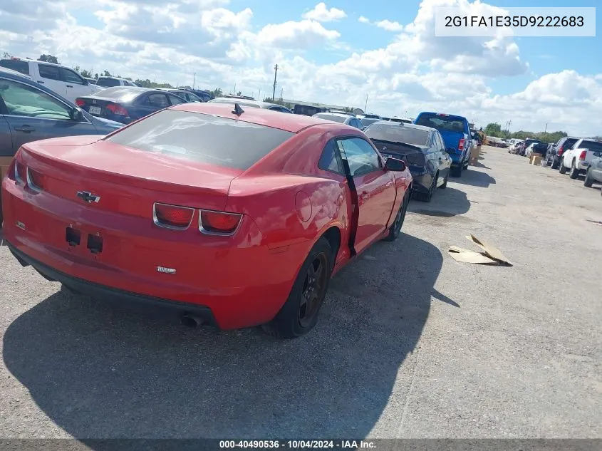 2013 Chevrolet Camaro 2Ls VIN: 2G1FA1E35D9222683 Lot: 40490536