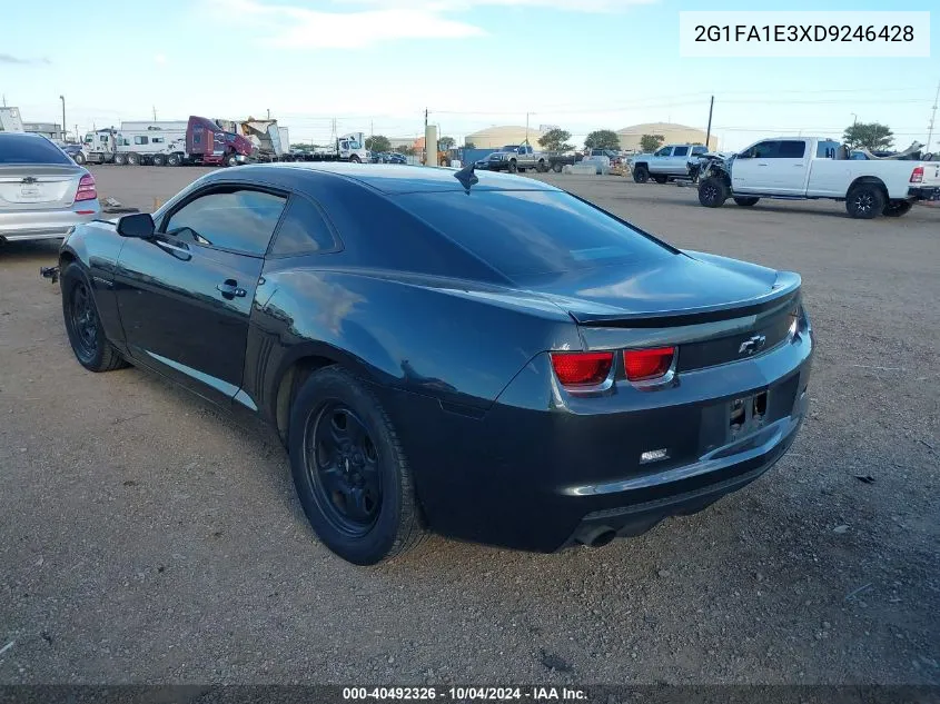 2013 Chevrolet Camaro 2Ls VIN: 2G1FA1E3XD9246428 Lot: 40492326