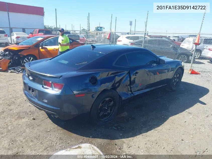 2013 Chevrolet Camaro 2Ls VIN: 2G1FA1E35D9142722 Lot: 40498807