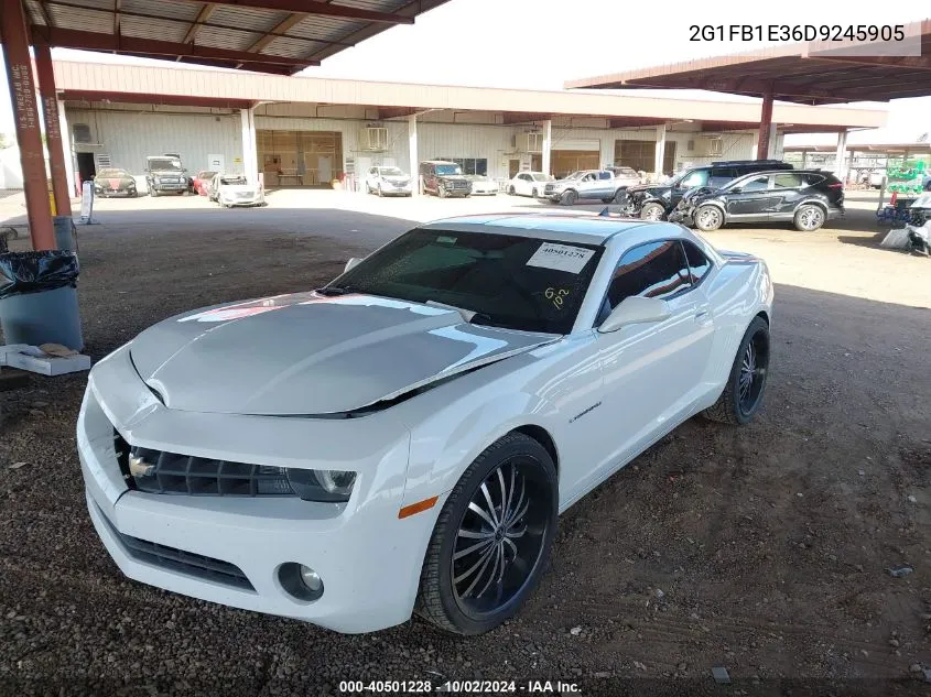 2013 Chevrolet Camaro 1Lt VIN: 2G1FB1E36D9245905 Lot: 40501228