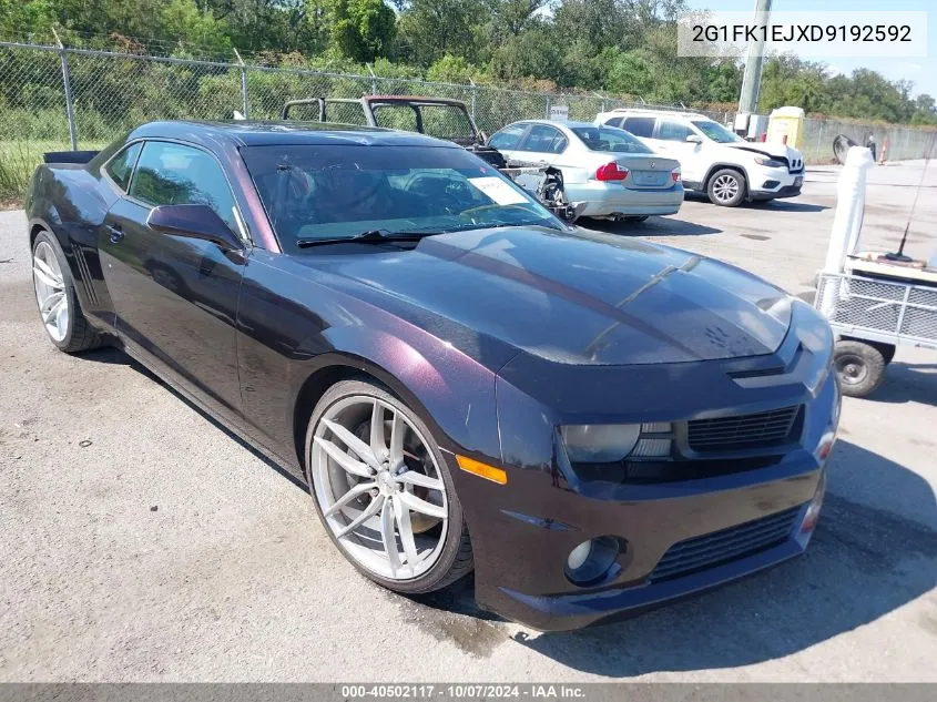 2013 Chevrolet Camaro 2Ss VIN: 2G1FK1EJXD9192592 Lot: 40502117