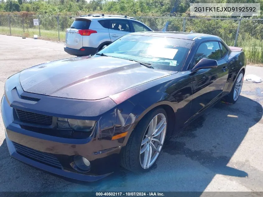 2013 Chevrolet Camaro 2Ss VIN: 2G1FK1EJXD9192592 Lot: 40502117