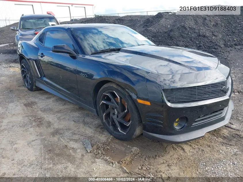 2013 Chevrolet Camaro 2Lt VIN: 2G1FG1E31D9188403 Lot: 40506466