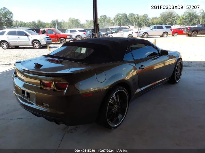 2G1FC3D3XD9157207 2013 Chevrolet Camaro 2Lt