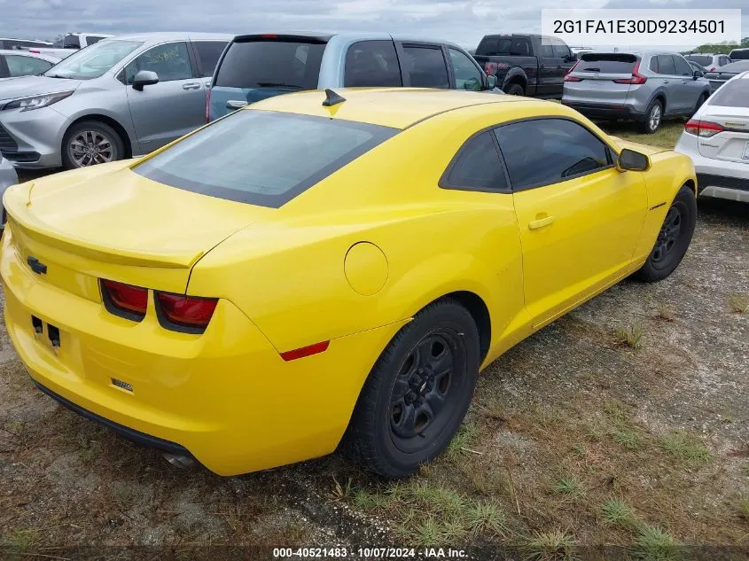 2013 Chevrolet Camaro Ls VIN: 2G1FA1E30D9234501 Lot: 40521483