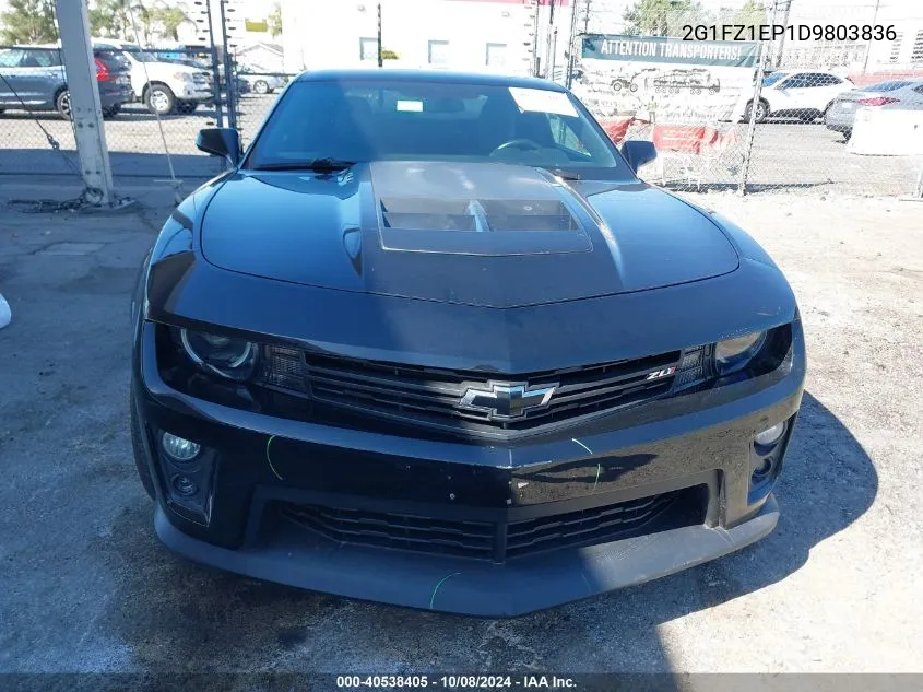 2G1FZ1EP1D9803836 2013 Chevrolet Camaro Zl1