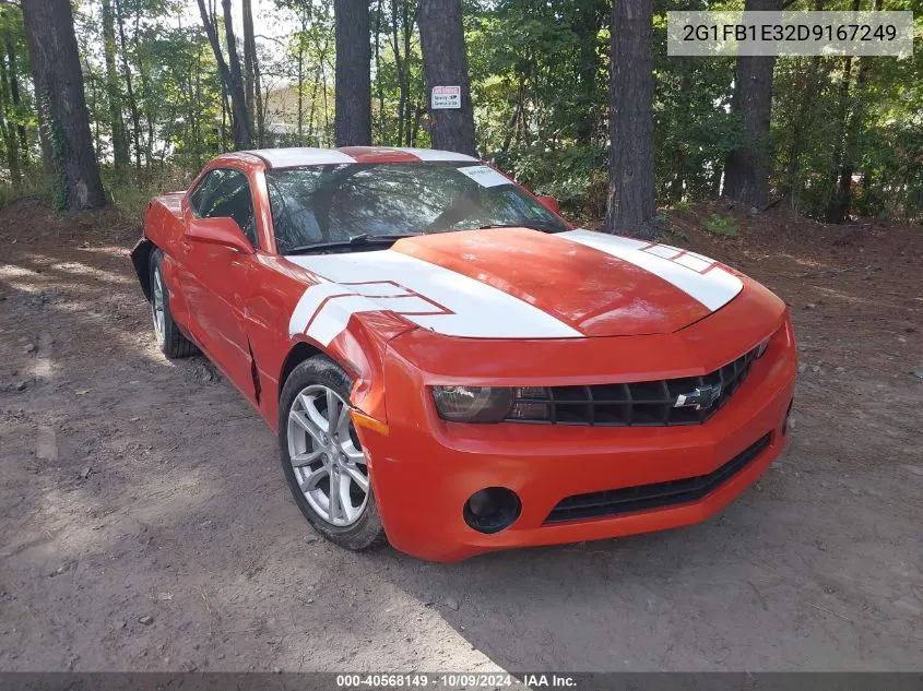 2G1FB1E32D9167249 2013 Chevrolet Camaro 1Lt