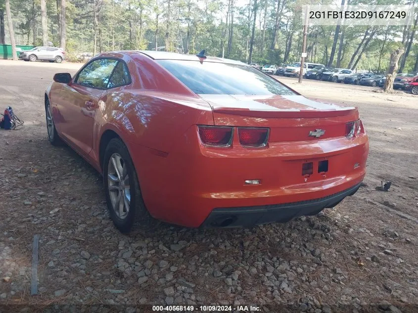 2G1FB1E32D9167249 2013 Chevrolet Camaro 1Lt