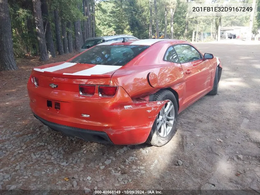 2013 Chevrolet Camaro 1Lt VIN: 2G1FB1E32D9167249 Lot: 40568149