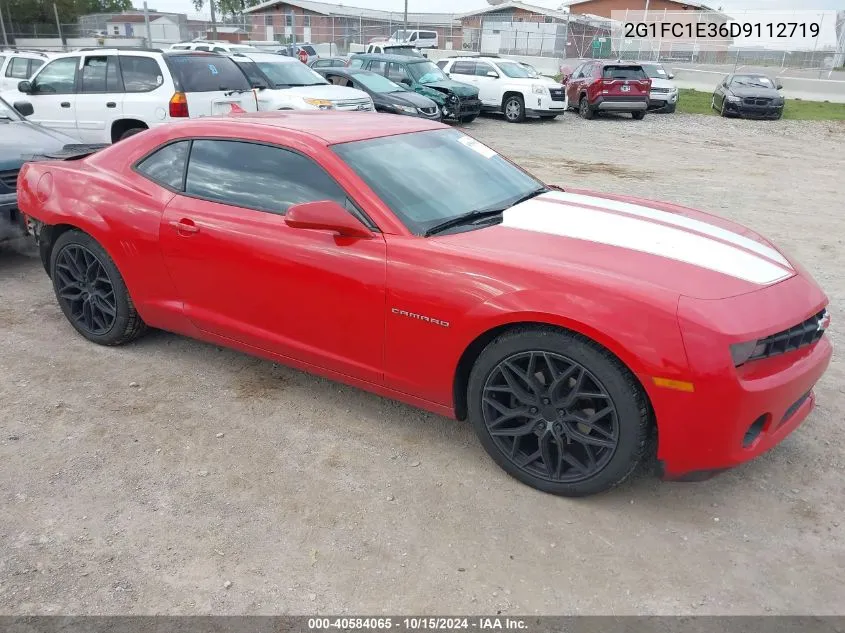 2013 Chevrolet Camaro 2Lt VIN: 2G1FC1E36D9112719 Lot: 40584065