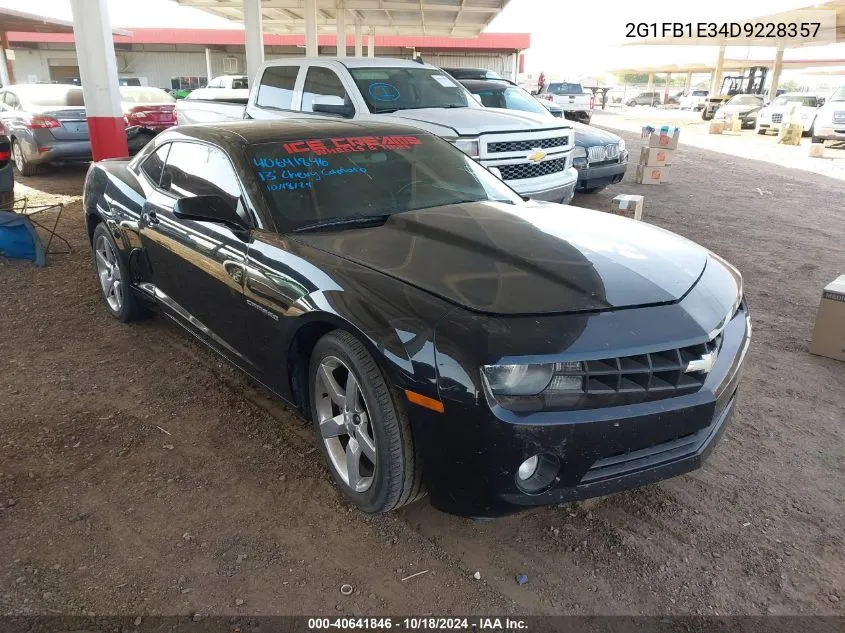 2013 Chevrolet Camaro 1Lt VIN: 2G1FB1E34D9228357 Lot: 40641846