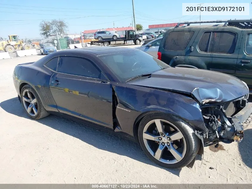 2013 Chevrolet Camaro 2Lt VIN: 2G1FC1E3XD9172101 Lot: 40667127